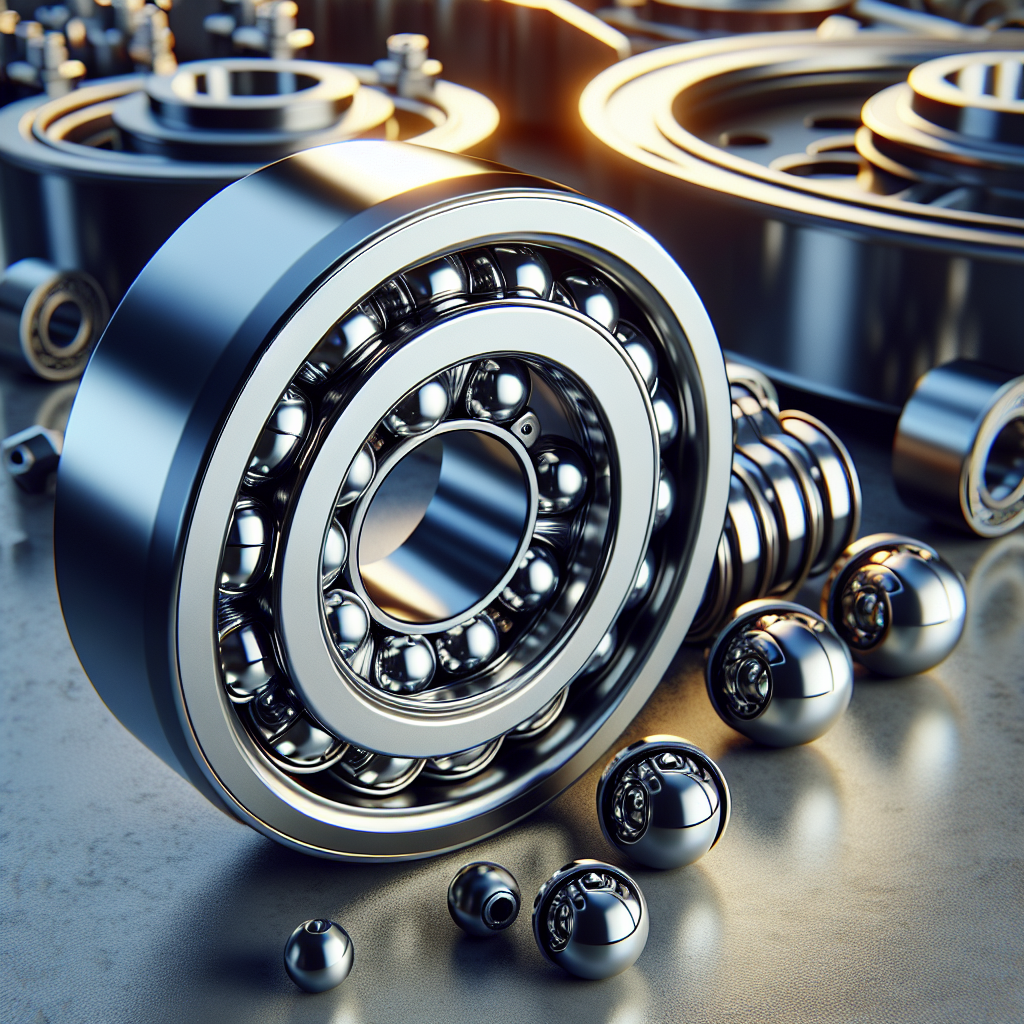 A close-up view of a set of trailer bearings surrounded by components of a trailer wheel assembly.