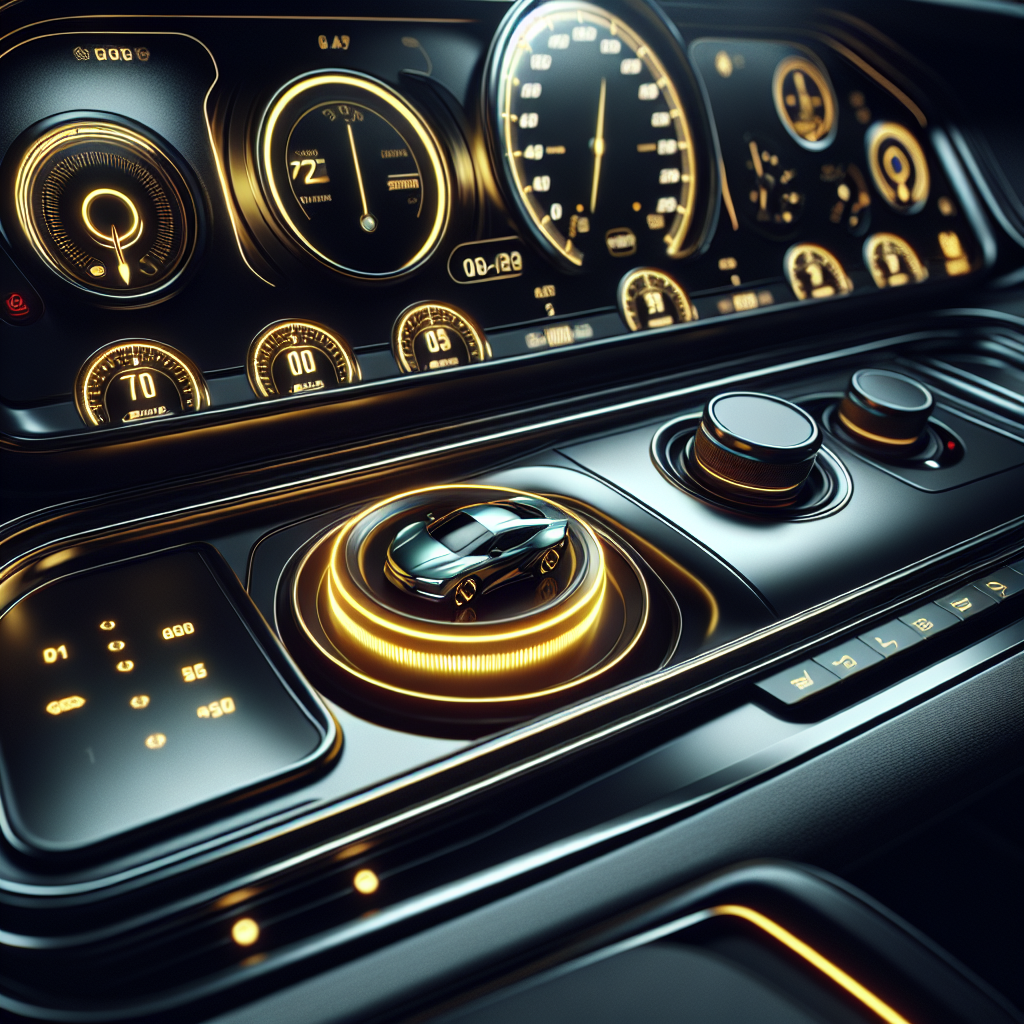 A vehicle dashboard displaying a tire pressure monitoring system alert.