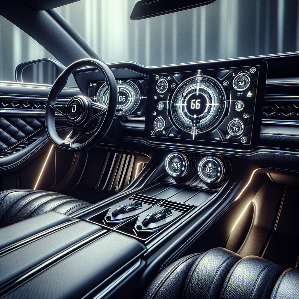 A car dashboard displaying a tyre pressure monitoring system.