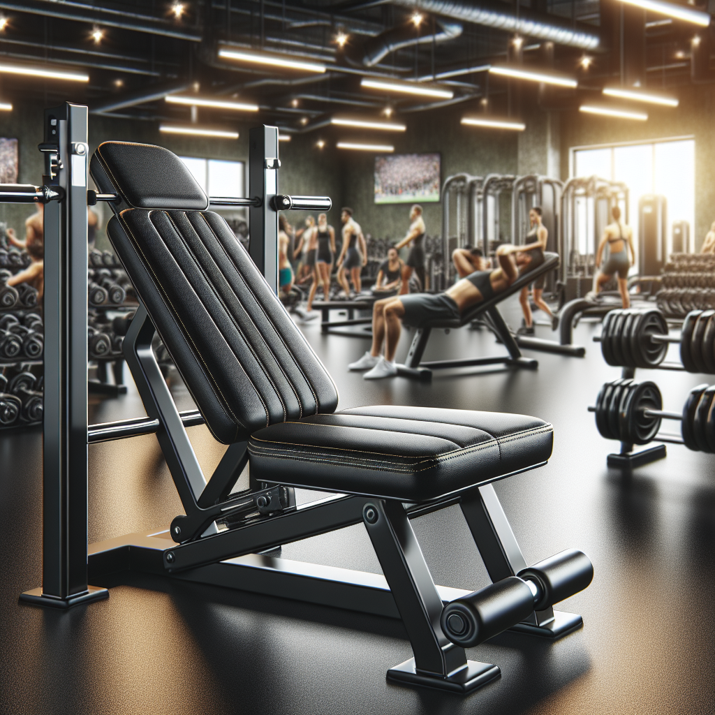 Refurbished gym equipment with new black upholstery in a clean, well-lit gym.