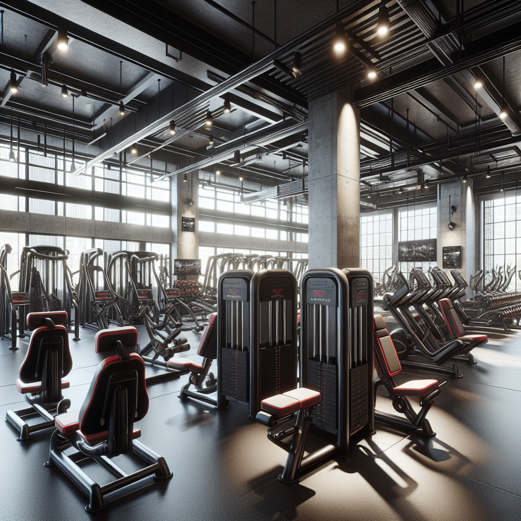 Modern gym interior with an array of Body Solid equipment for cardio and strength training.