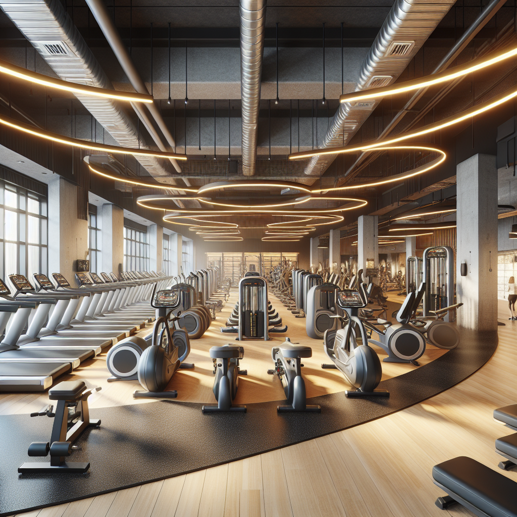 Image of a modern gym with various well-maintained fitness equipment ready for use.