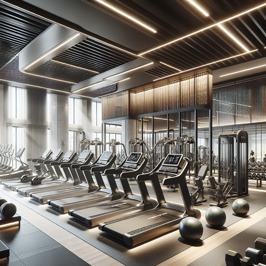 An image of a modern gym with various Life Fitness equipment.