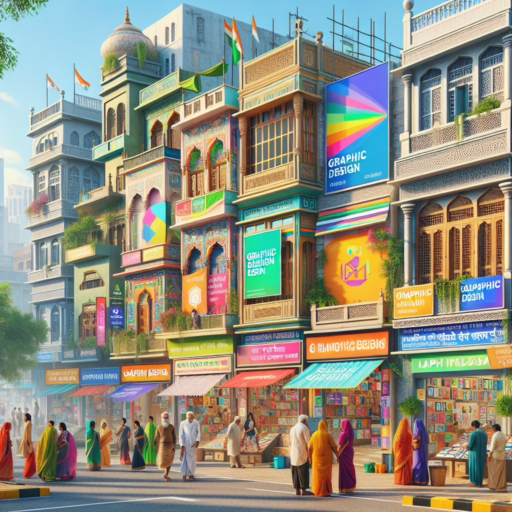 A lively cityscape of Bilaspur with vibrant storefronts and people engaging in activities.