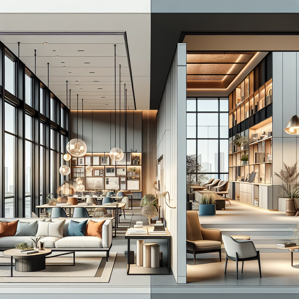 A modern office and residential space designed by M+ Design Associates Pte. Ltd, showcasing elegant interiors.