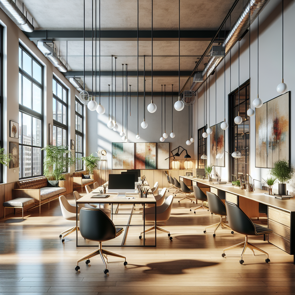 A modern office space designed by M+ Design Associates Pte. Ltd.