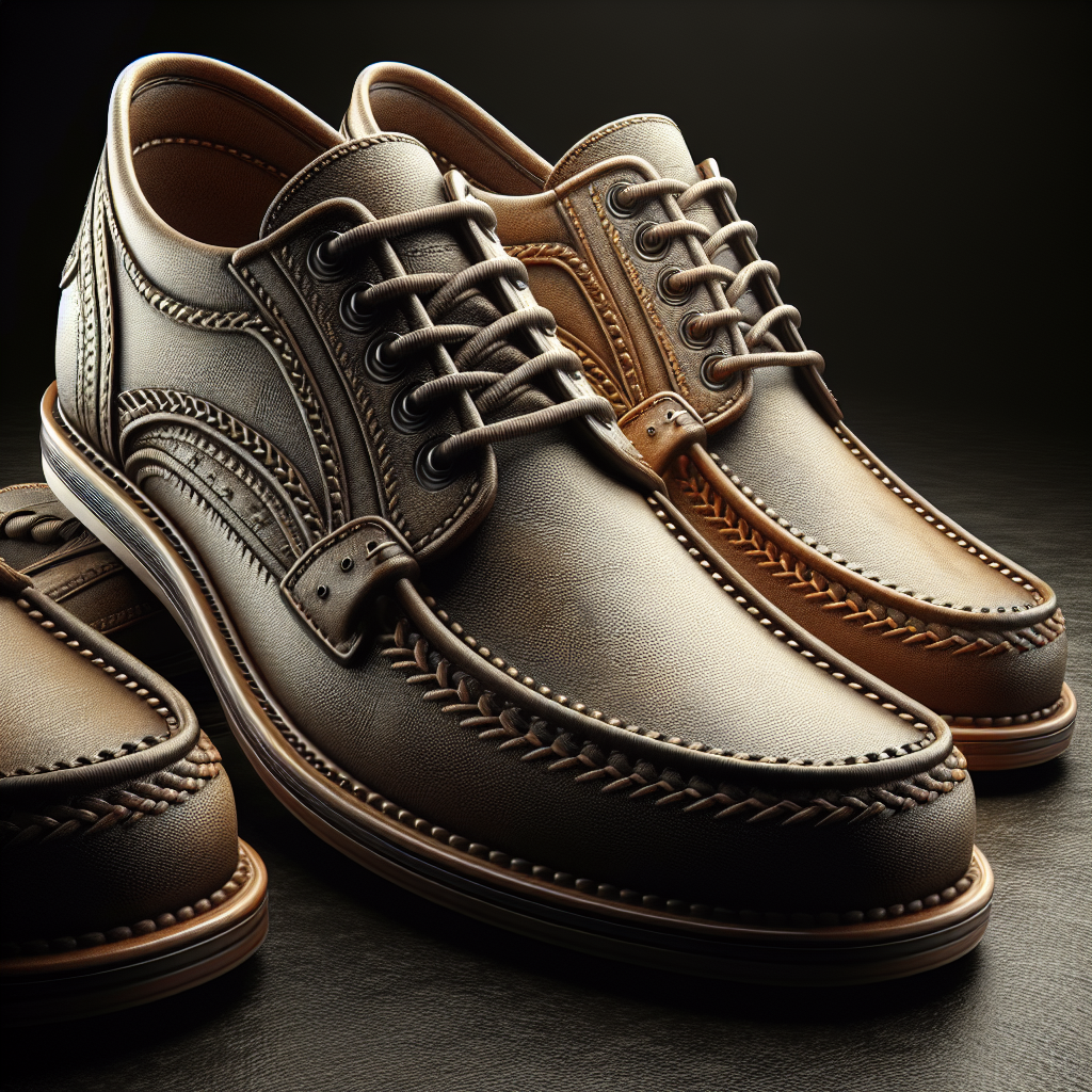 Realistic and detailed image of high-quality footwear.