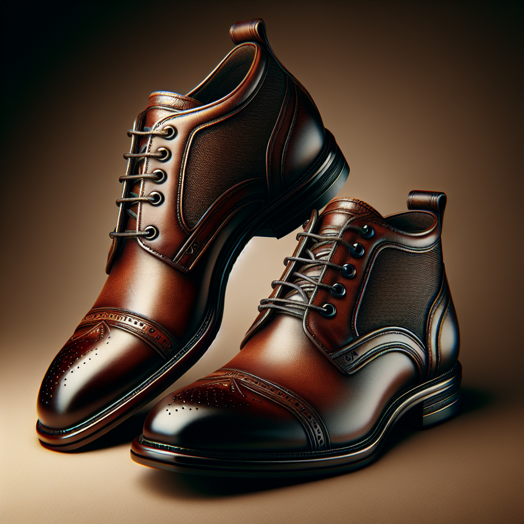 Realistic and detailed image of high-quality footwear.