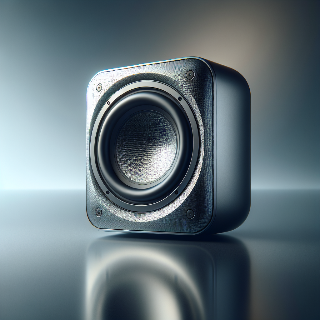 A realistic recreation of a conduction speaker based on an image from conducttune.com