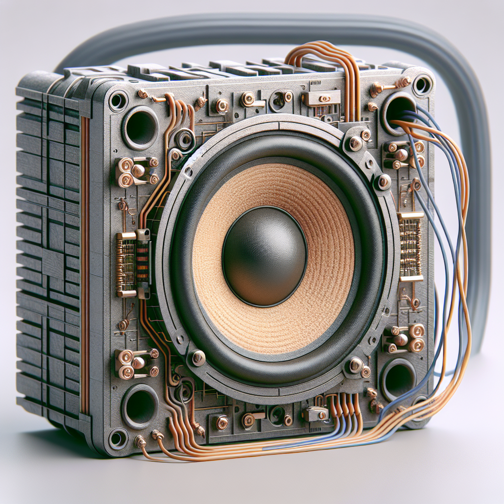 Realistic image of a conduction speaker similar to the one at the provided URL.