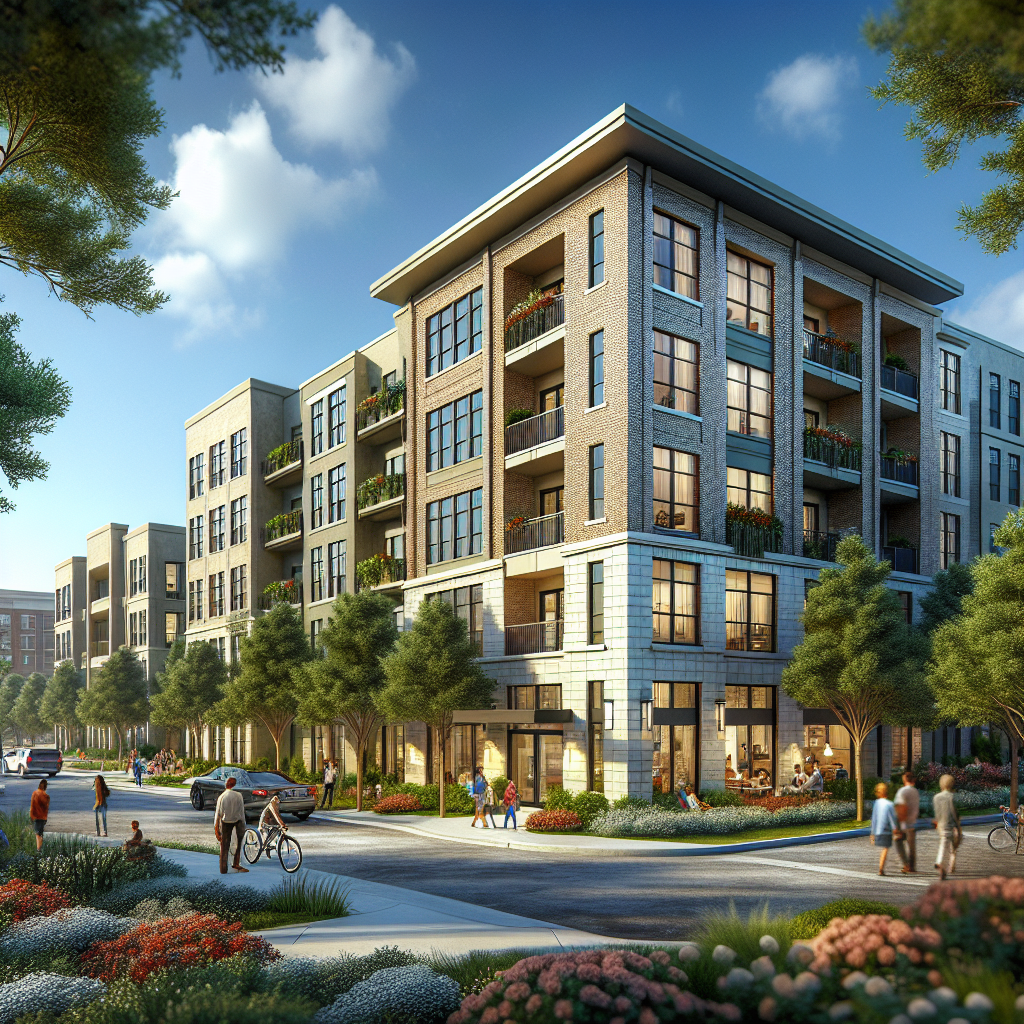 An affordable apartment complex in a lively Houston neighborhood.
