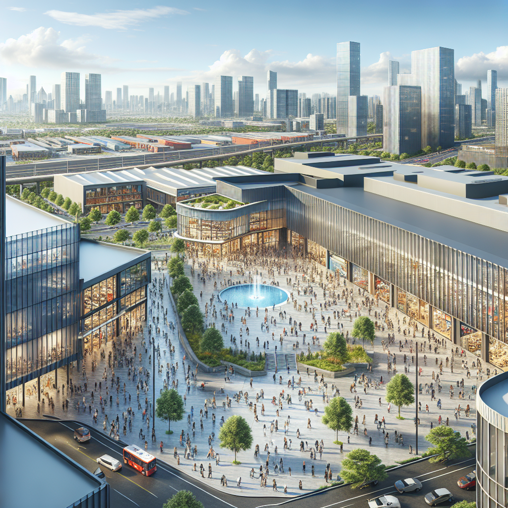 A vibrant urban landscape representing the commercial property market in Texas.