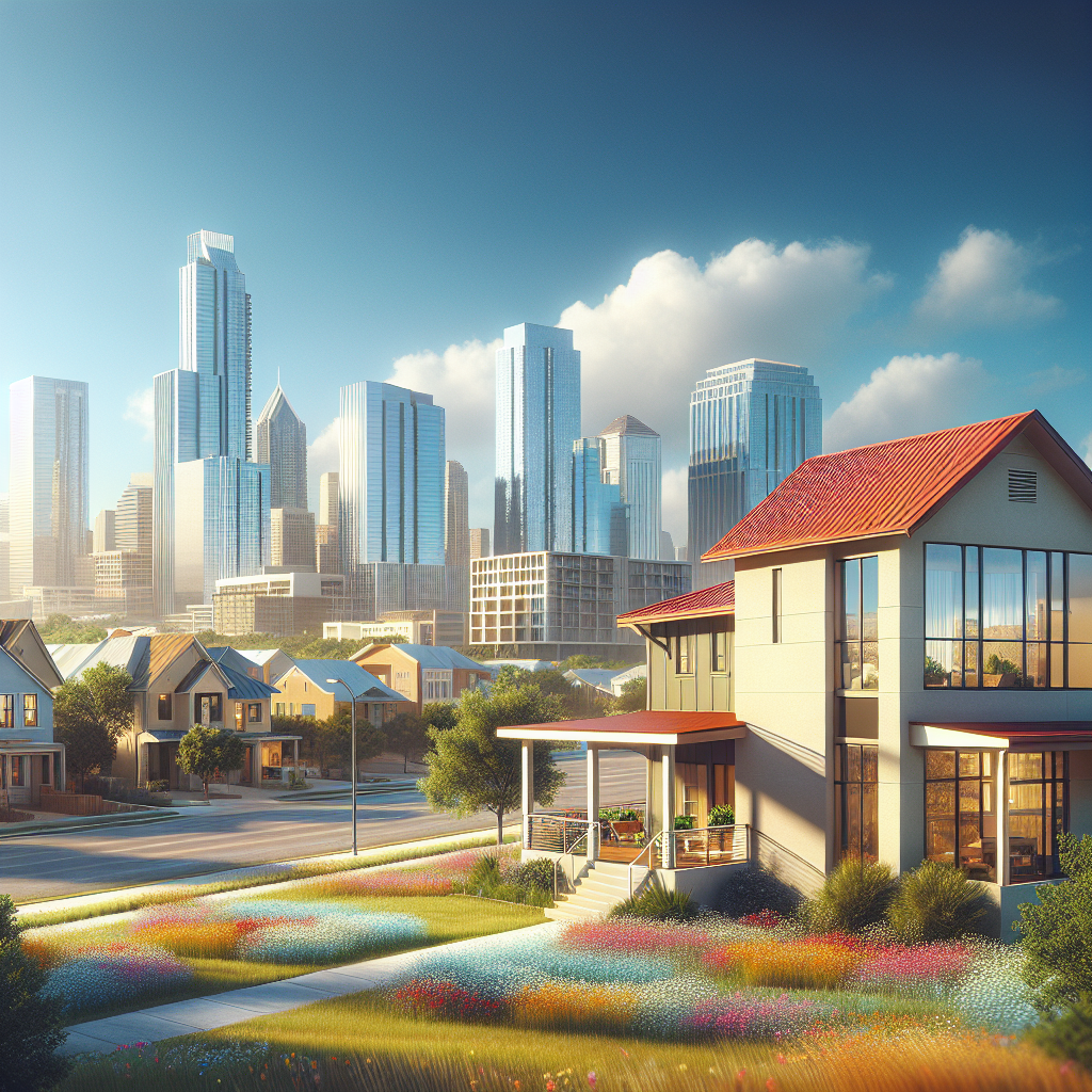 A vibrant Texas landscape with various investment properties.