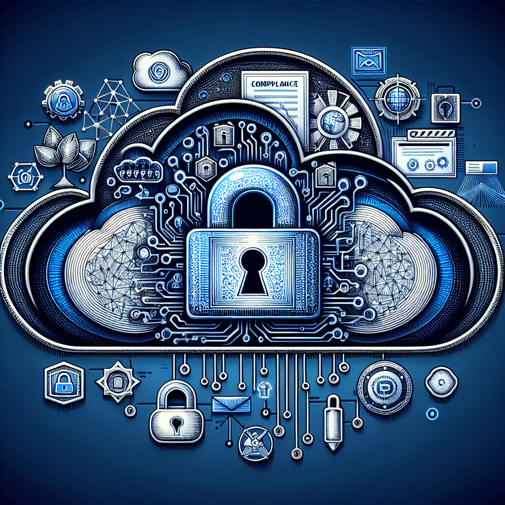 AWS compliance and security visual representation