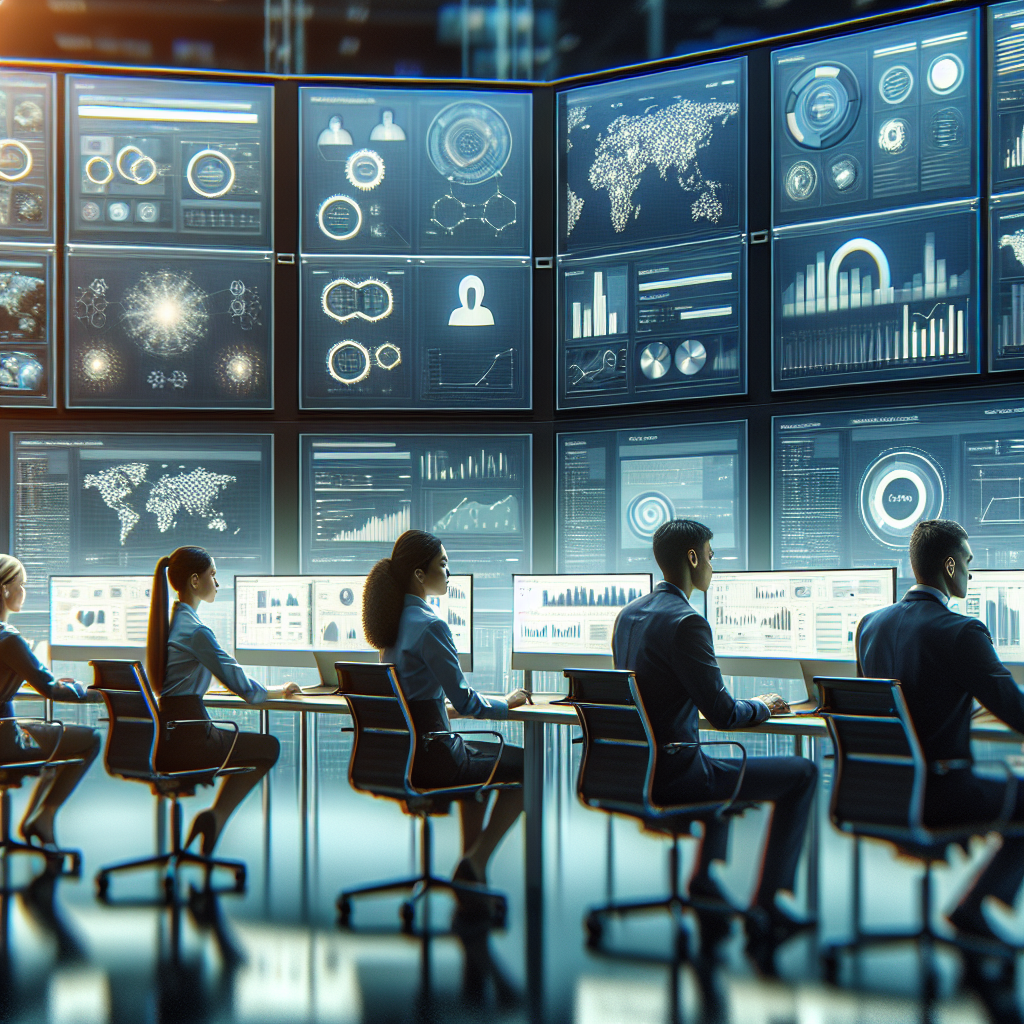 A realistic and modern representation of business continuity and cybersecurity.