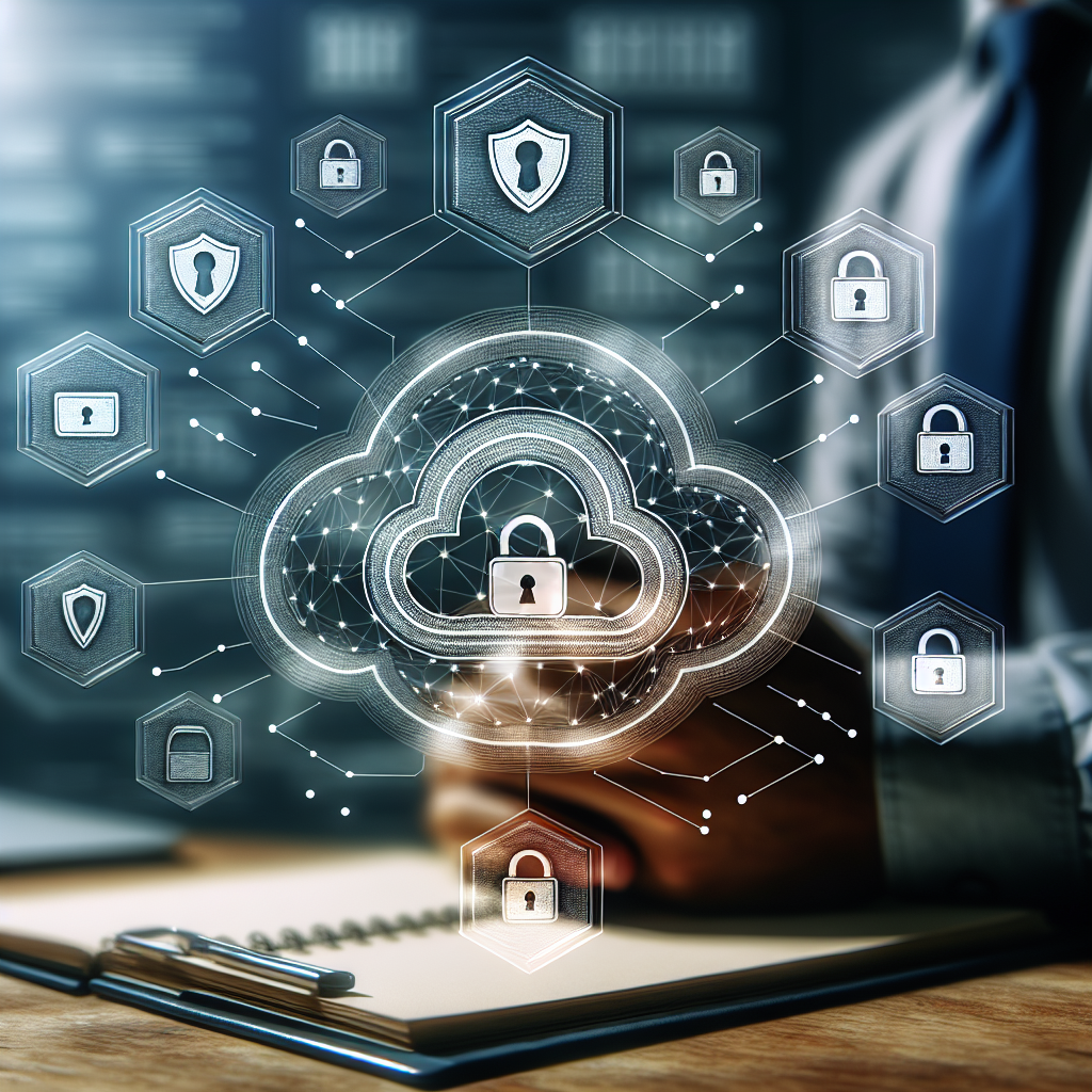 Conceptual image representing Office 365 security solutions.