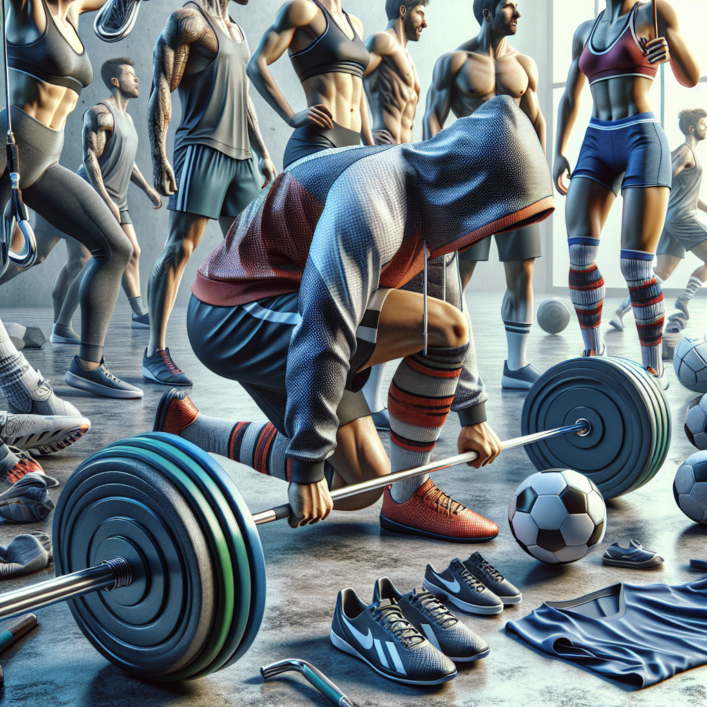 Realistic representation of athletes with fresh gear as seen in the provided website image.