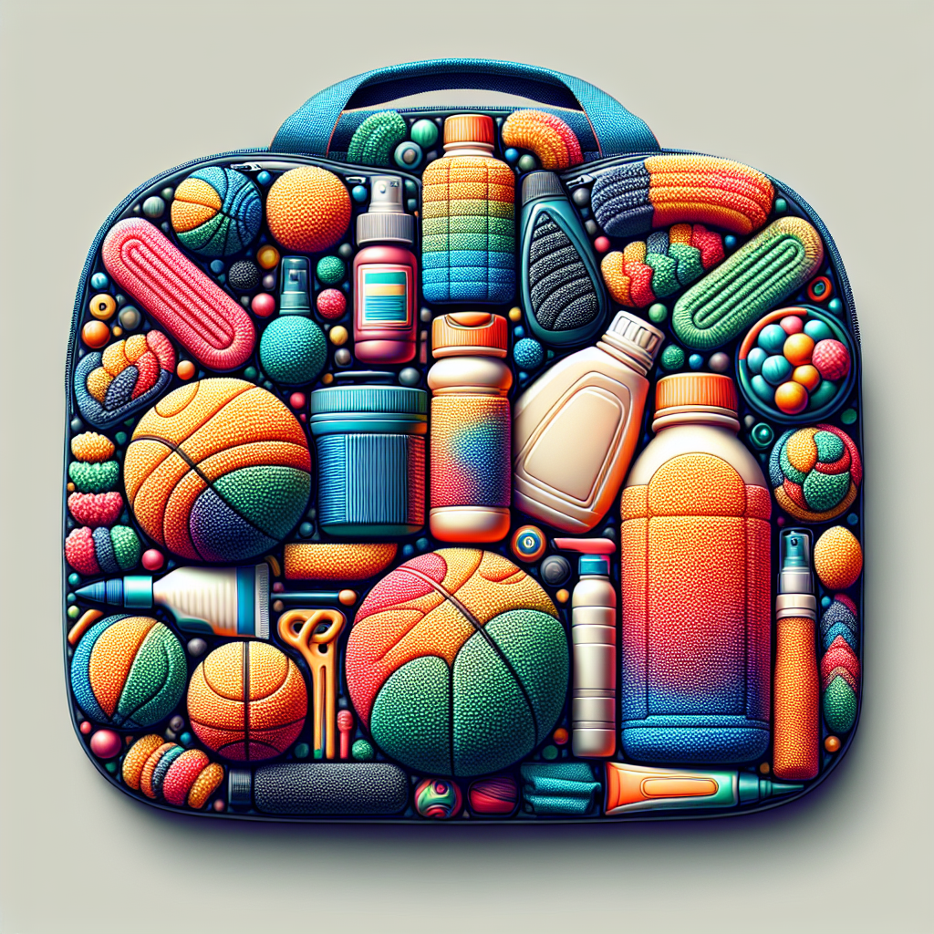 A realistic image of gym bag fresheners similar to the one in the provided URL.