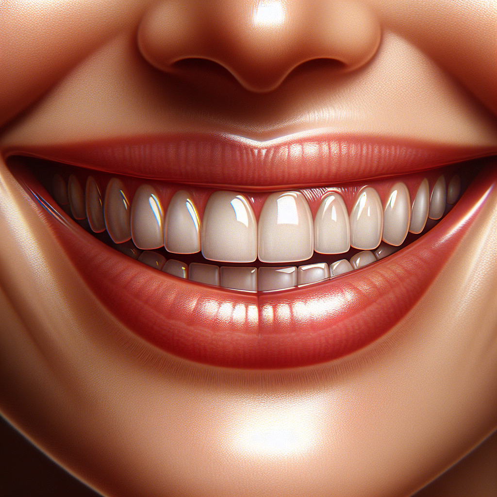 Realistic image of a person smiling similar to the image found in the provided URL.