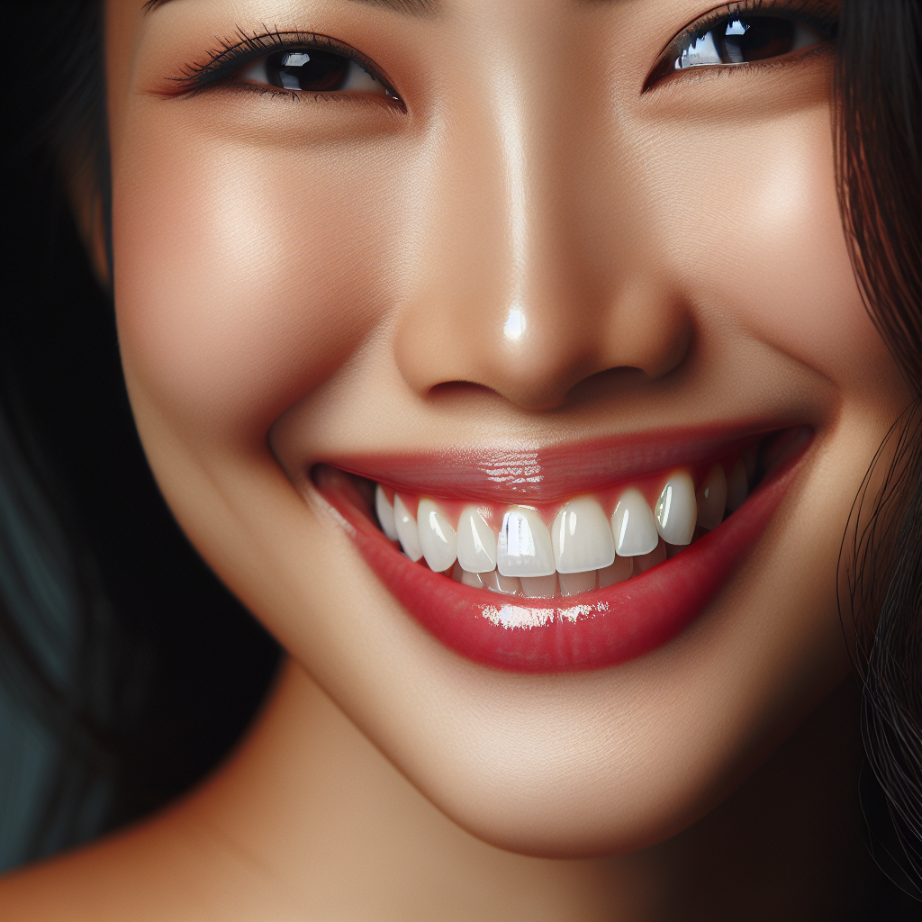 A bright, confident smile with visibly whiter teeth