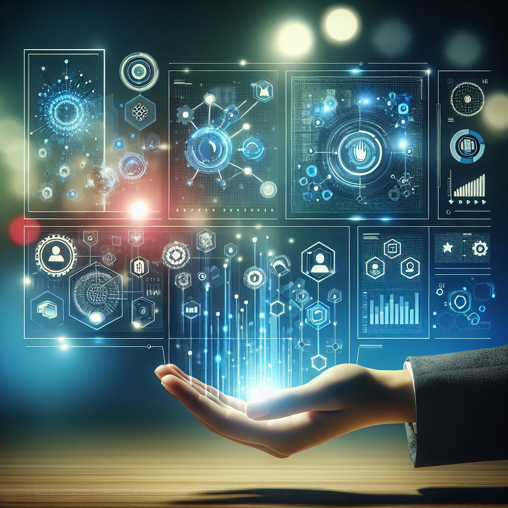 An advanced CRM interface dashboard that symbolizes efficiency, connection, and data synchronization, with a modern and professional appearance.