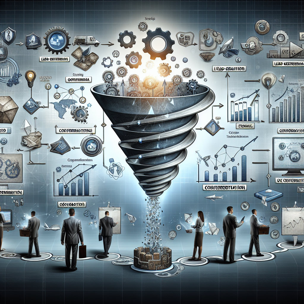 A realistic depiction of the sales funnel optimization process.